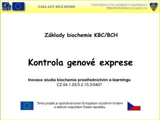 Základy biochemie KBC/BCH