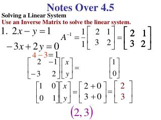 Notes Over 4.5