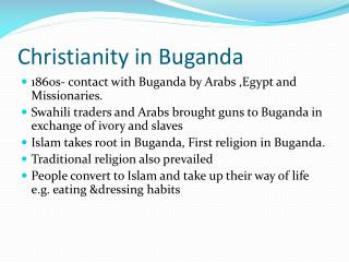 Christianity in Buganda