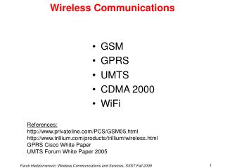 Wireless Communications