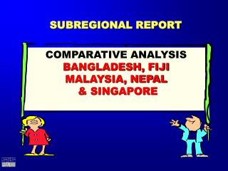 SUBREGIONAL REPORT