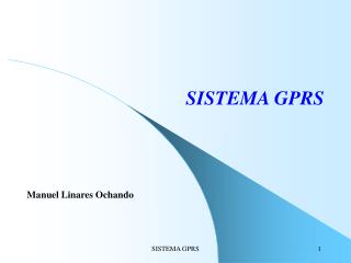 SISTEMA GPRS