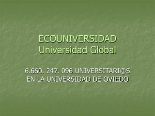 ECOUNIVERSIDAD Universidad Global
