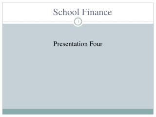 School Finance