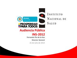 Audiencia Pública INS-2012