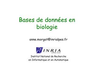 Bases de données en biologie