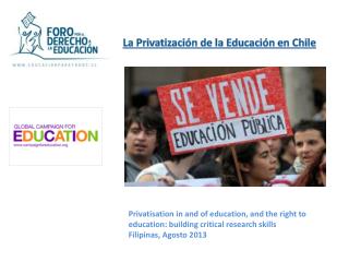 La Privatización de la Educación en Chile