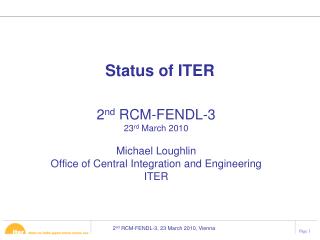 Status of ITER