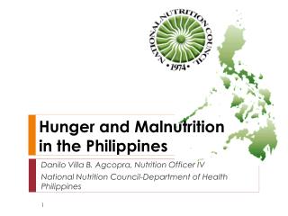 Hunger and Malnutrition in the Philippines