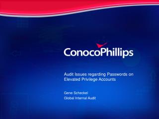 Audit Issues regarding Passwords on Elevated Privilege Accounts