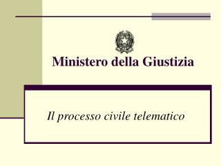 Ministero della Giustizia