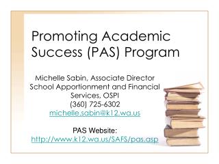 Promoting Academic Success (PAS) Program