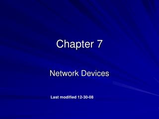 Chapter 7