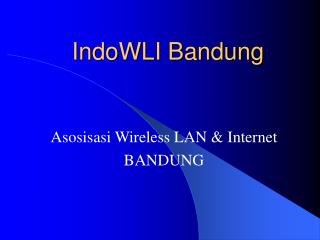 IndoWLI Bandung