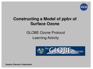 Constructing a Model of ppbv of Surface Ozone