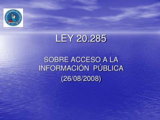 LEY 20.285