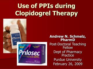Use of PPIs during Clopidogrel Therapy