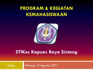 PROGRAm &amp; KEGIATAN KEMAHASISWAAN