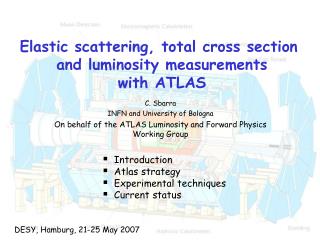 Elastic scattering, total cross section and luminosity measurements with ATLAS