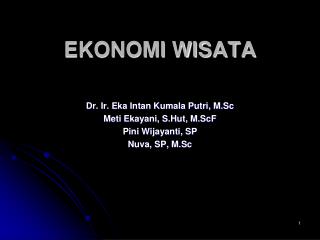 EKONOMI WISATA