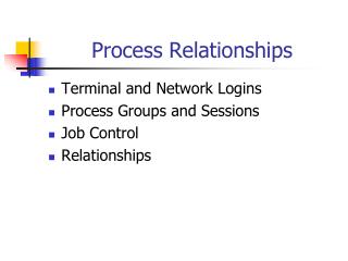 Process Relationships