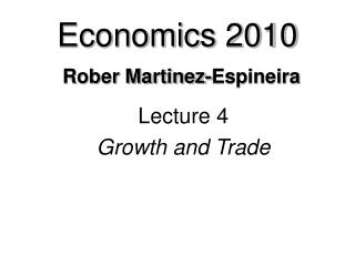 Economics 2010