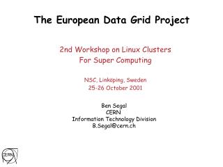 The European Data Grid Project