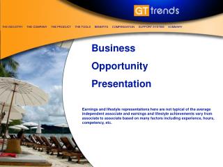 Business Opportunity Presentation