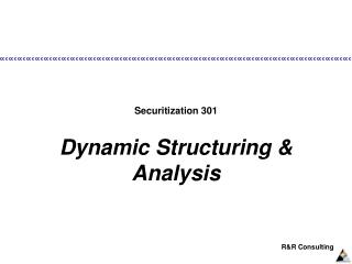 Securitization 301