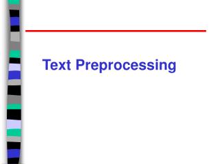 Text Preprocessing