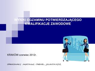 WYNIKI EGZAMINU POTWIERDZAJĄCEGO KWALIFIKACJE ZAWODOWE
