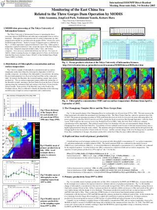 Monitoring of the East China Sea  Related to the Three Gorges Dam Operation by MODIS