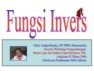 Fungsi Invers