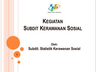 Kegiatan Subdit Kerawanan Sosial