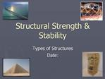Structural Strength Stability