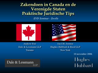 Zakendoen in Canada en de Verenigde Staten Praktische Juridische Tips