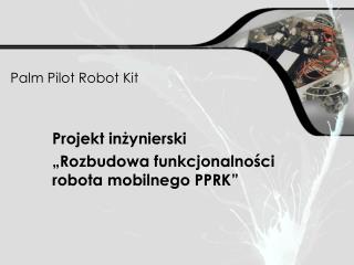 Palm Pilot Robot Kit