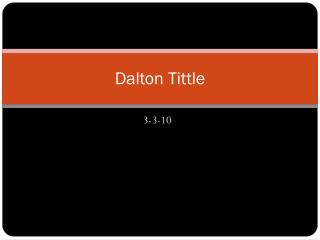 Dalton Tittle