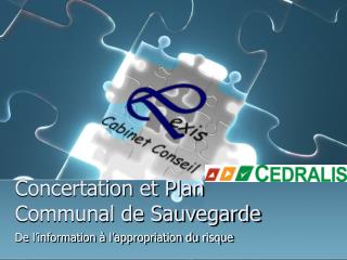 Concertation et Plan Communal de Sauvegarde