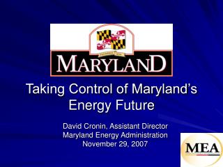 Taking Control of Maryland’s Energy Future