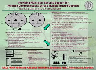 Providing Multi-layer Security Support for Wireless Communications across Multiple Trusted Domains