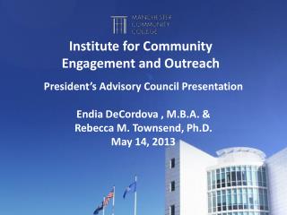 Institute for Community Engagement and Outreach