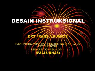 DESAIN INSTRUKSIONAL