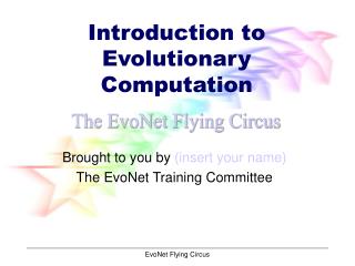 Introduction to Evolutionary Computation