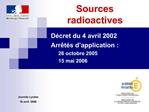 Sources radioactives