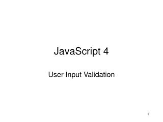 JavaScript 4