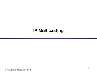 IP Multicasting