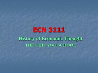 ECN 3111