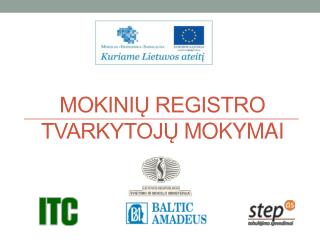 Mokinių registro tvarkytojų mokymai