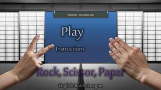 Rock, Scissor, Paper English Battle League